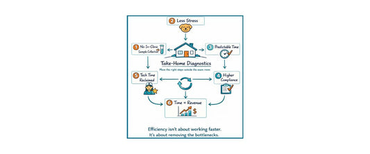 6 Ways Take-Home Diagnostics Save Veterinary Clinics Time (Without Compromising Care)